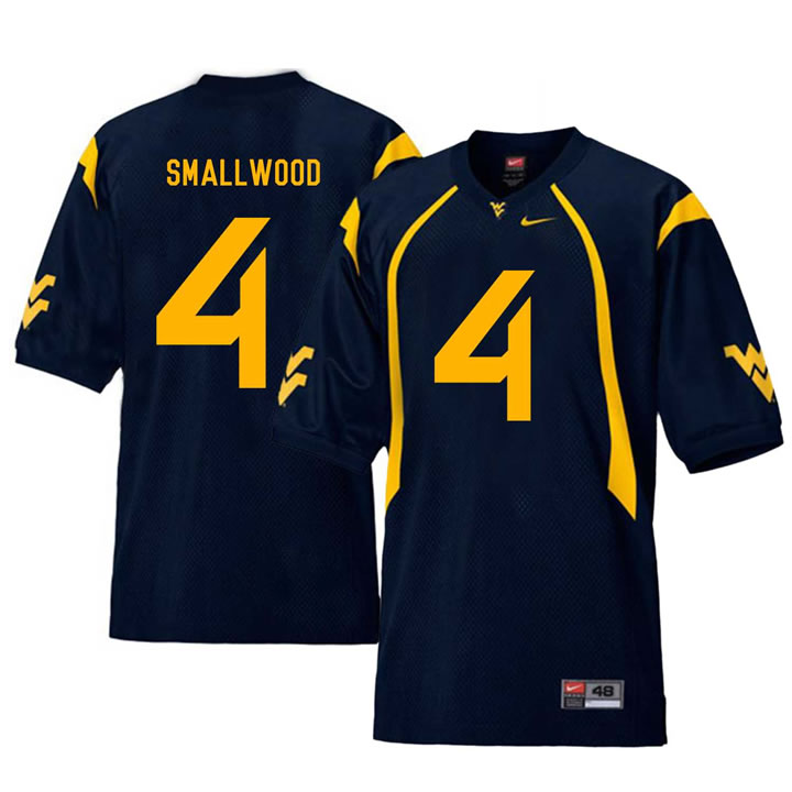 West Virginia Mountaineers 4 Wendell Smallwood Navy College Football Jersey Dzhi,We sell and wholesale West Virginia Mountaineers 4 Wendell Smallwood Navy College Football Jersey Dzhi on line form chian!